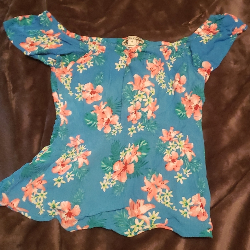 Floral crop top